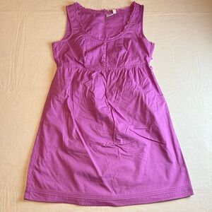 Esprit Women's Purple Pink Sleeveless Tie Back Side Zip Dress Size 10